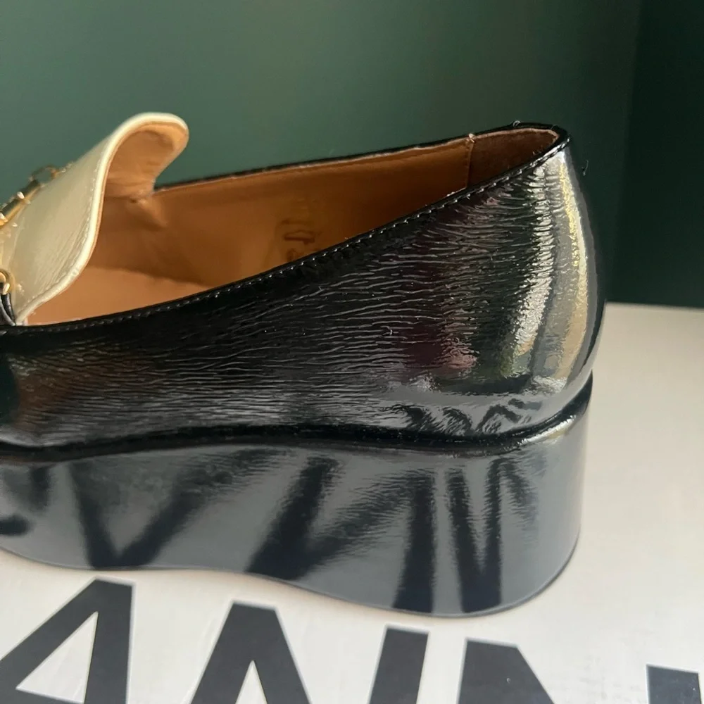 Ganni Butterfly Chain Platform Loafer - Picture 5 of 8